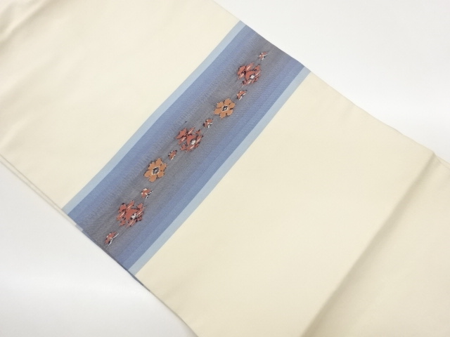 JAPANESE NAGOYA OBI / WOVEN BUTTERFLY